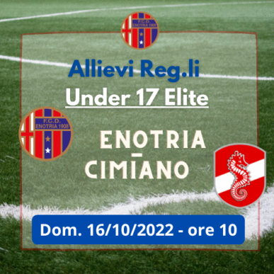 Under17 Elite: ENOTRIA – CIMIANO