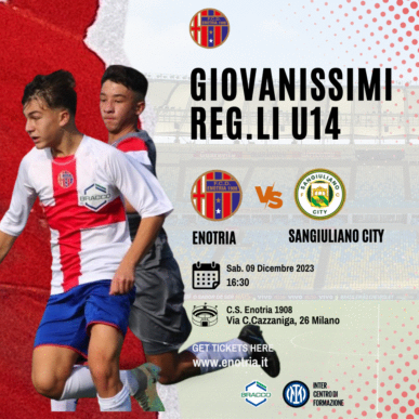 Under 14: Enotria – Sangiuliano City