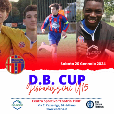 DB Cup U15 – Sabato 20 Gennaio 2024