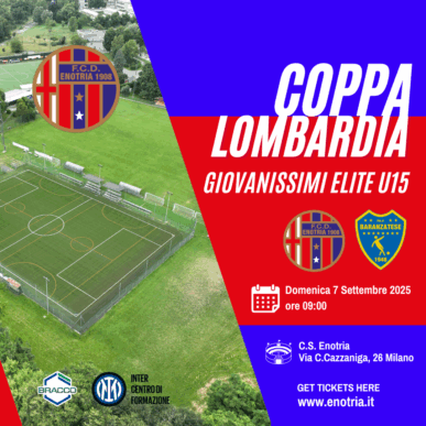 Enotria – Baranzatese (Dom. 7 Sett 25)