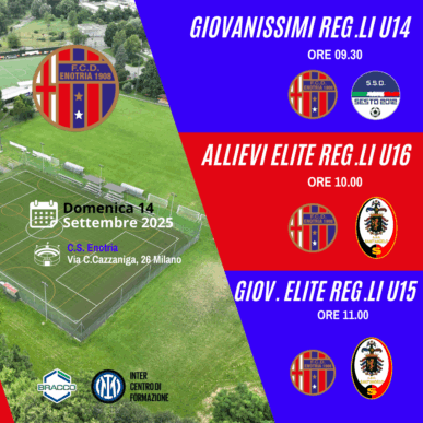 Dom 14 Sett. 25 Campionato Agonistica