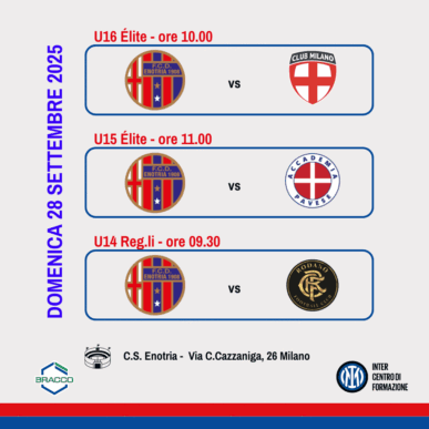 Dom 28 Sett. 25 Campionato Agonistica