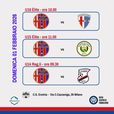 Dom 1 Febbraio 2026 – Campionato