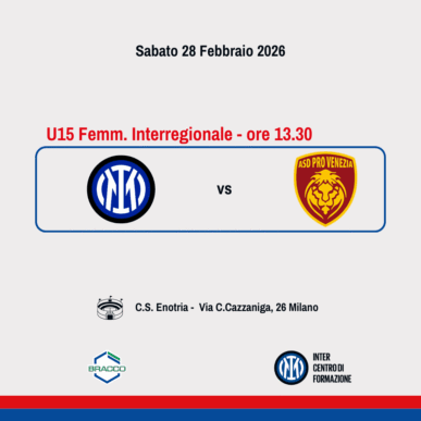 U15F Inter – Pro Venezia