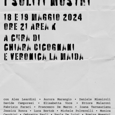 I soliti mostri 19 maggio ore 21 Area K