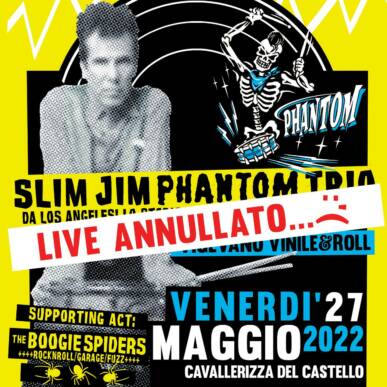 Slim Jim Phantom Trio a Vigevano Vinile&Roll LIVE!