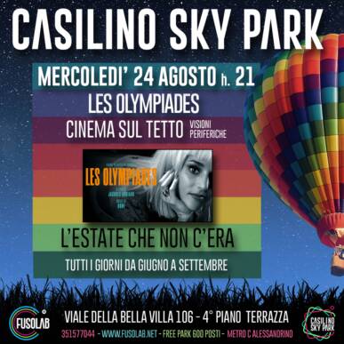 Cinema sul tetto – Les Olympiades – 24 Agosto ore 21 – Casilino Sky Park