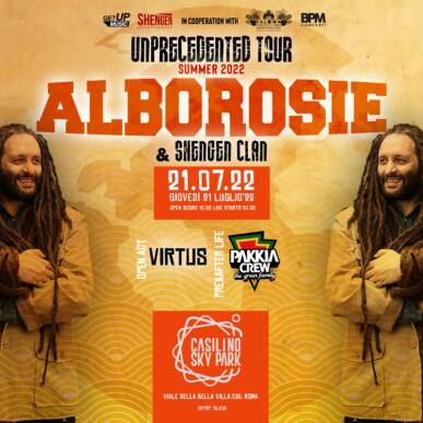 Alborosie – Alborosie Unprecedent Tour – 21 Luglio – Casilino Sky Park