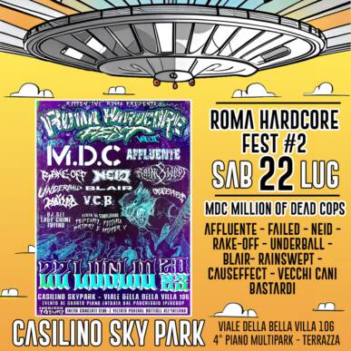 ROMA HARCORE FEST #2 – 22 LUGLIO @ Casilino Sky Park