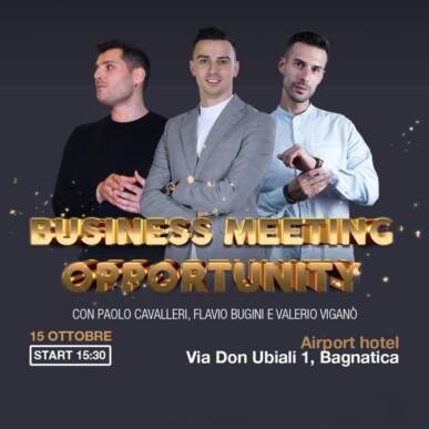 Business meeting opportunity