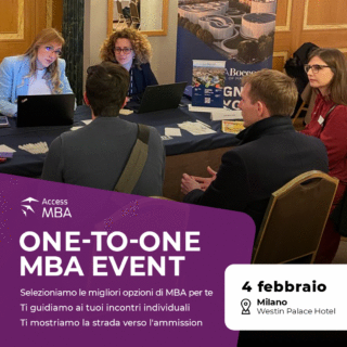 Access MBA: Evento gratuito a Milano il 4 febbraio