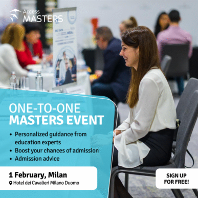 Exclusive Master’s Degrees Event in Milan