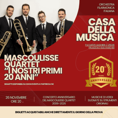 Mascoulisse Quartet «I nostri primi 20 anni»