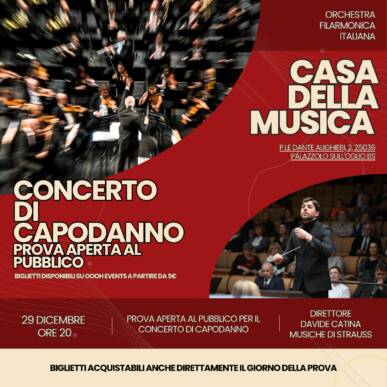 Concerto di Capodanno – Prova generale