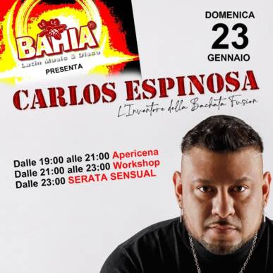 Exclusive Stage di Bachata Fusion con Carlos Espinosa
