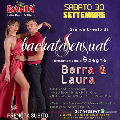 Stage esclusivo di Bachata con Berra & Laura – copia