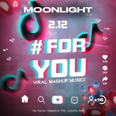 MOONLIGHT “#FORYOU” 2 DICEMBRE 2023