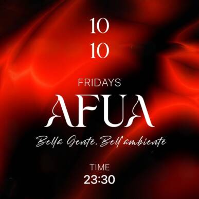 “AFUA” – Moonlight Club 10/10/2025