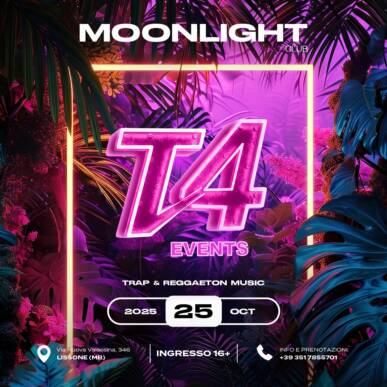 MOONLIGHT “14 EVENTS” 25 OTTOBRE 2025