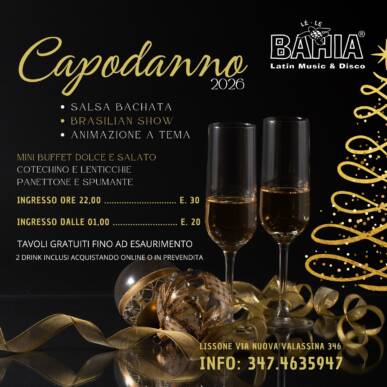 CAPODANNO 2026 A RITMO LATINO