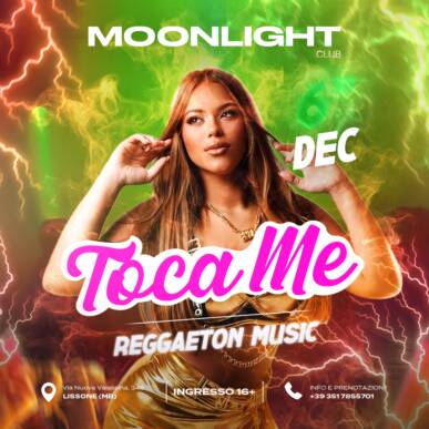 MOONLIGHT “TOCA ME” 6 DICEMBRE 2025