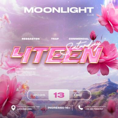 MOONLIGHT “14 EVENTS” 13 DICEMBRE 2025