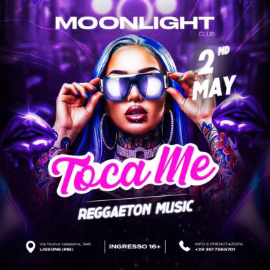 MOONLIGHT “TOCA ME” 2 MAGGIO 2026