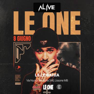 ALIVE SCHOOL PARTY – Special guest LE ONE- 08/06/2026