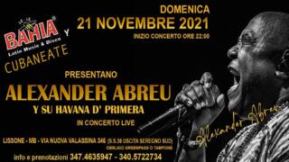 Domenica 21 Novembre – Alexander Abreu y su Havana D’ Primera in concerto live