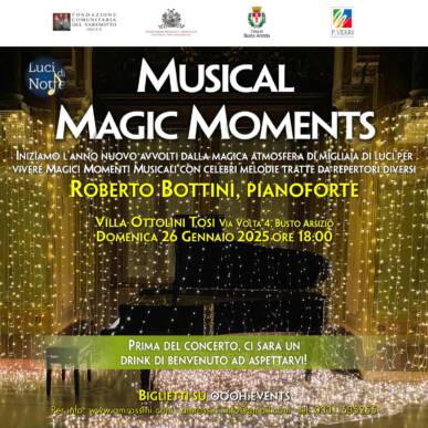 Luci di Not(t)e – Musical Magic Moments con Roberto Bottini, pianoforte