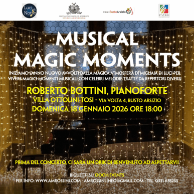 Luci di Not(t)e – Musical Magic Moments con Roberto Bottini
