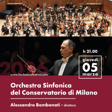 BAClassica 26 – Orchestra Sinfonica del Conservatorio di Milano & Alessandro Bombonati