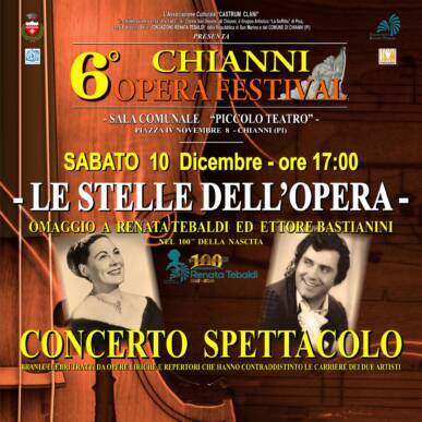 “Le Stelle dell’Opera” – omaggio a Renata Tebaldi ed Ettore Bastianini nel centenario della nascita Concerto Spettacolo