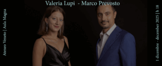 GIOVANI TALENTI ALL’ATENEO VENETO – VALERIA LUPI – MARCO PREVOSTO