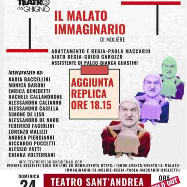 ” Il malato immaginario”di Molière regia: Paola Maccario