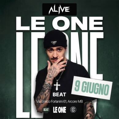 ALIVE SCHOOL PARTY – Special Guest LE ONE – 09/06/2026