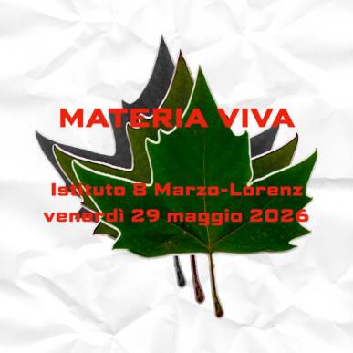 CECITÀ – 29 maggio – MATERIA VIVA – Teatro Villa Belvedere – Mirano