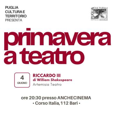 «Riccardo III» di William Shakespeare – Artemisia Teatro