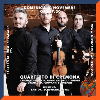 Quartetto di Cremona a Musica. a Villa Durio