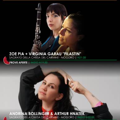 17 agosto 1a parte – Zoe Pia + Virginia Garau «Filastin»