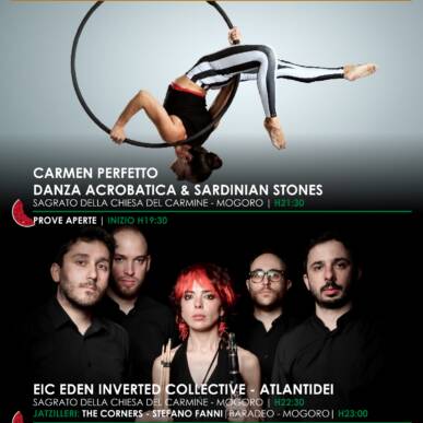 19 agosto 1a parte – Carmen Perfetto – danza acrobatica & Sardinian Stones