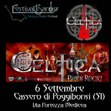 FESTIVALBARDO – Fantasy Music Festival al Cassero di Poggibonsi – 6 Settembre – Celtica Pipes