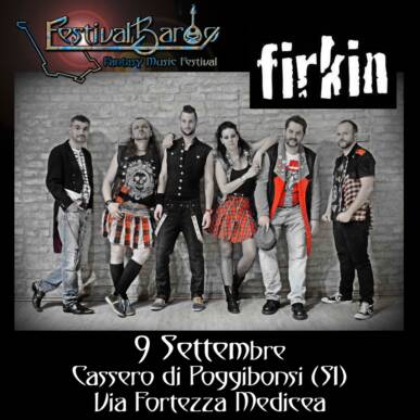 FESTIVALBARDO – Fantasy Music Festival al Cassero di Poggibonsi – 9 Settembre – Firkin