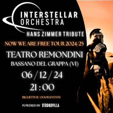 INTERSTELLAR ORCHESTRA – HANS ZIMMER TRIBUTE Live @Teatro Remondini (VI) 06/12/2024