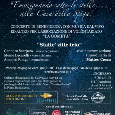 Emozionando sotto le stelle alla Casa della Spiga…