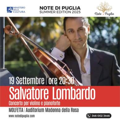 SALVATORE LOMBARDO – Concerto per violino e pianoforte