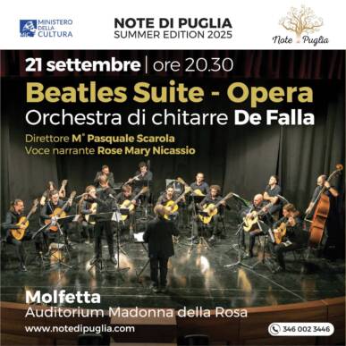BEATLES SUITE – OPERA – Orchestra di chitarre De Falla