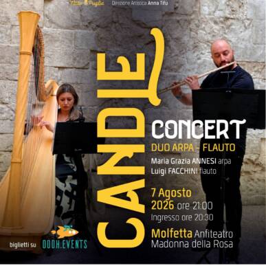 CANDLE CONCERT arpa e flauto