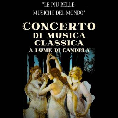 «le più belle musiche del mondo» Candlelit classical music concert for voice and piano!