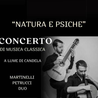 “Natura e Psiche”- Concerto di musica classica a lume di candela per violoncello e chitarra!